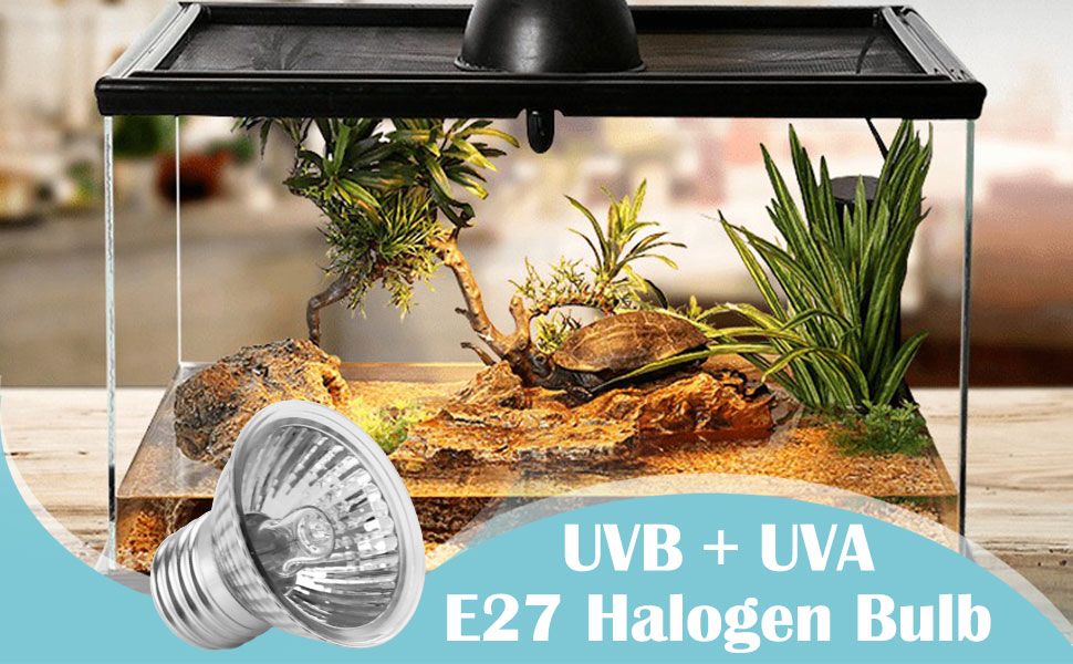 e27 uva uvb reptile heat light bulb 50w