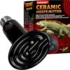 VANSUKY 150W Ceramic Heat Emitter for Reptiles, Amphibians, Dogs, Cats, and etc - No Light Infrared Heat Lamp for Terrariums and Vivarium