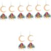 Yardwe 10 Pcs Bird Swing Toy Bird Decorations Bird Stand for Train Climbing Toys Bird Cage Toy Bird Stands Parakeet Cage Decor Hanging Parrot Swing Bird Toy Wooden Birds Training Supplies