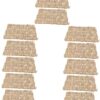 Yardwe 15 Pcs Grass Nest Hamster Summer Mat Hamster Sleeping Mat Small Hamster Bed Chinchilla Bedding Small Rat Hamster Bed Small Hamster Nest Natural Woven Bed Mat Small Animal Straw