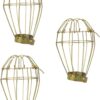 Yardwe 3pcs Barbed Wire Fence Heating Bulb Lamp Cover Reptile Heating Lamp Cover Reptile Lampshade Reptile Lamp Cover Lampshade for Heating Reptile Supplies Heating Lamp Lampshade