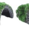 Yardwe 4pcs Tortoise Hiding from House Delicate Reptile Cave Terrarium Reptile Hide Caves Tortoise Hideout Bearded Dragon Hides and Caves Large Reptile Accessories for Habitat Resin