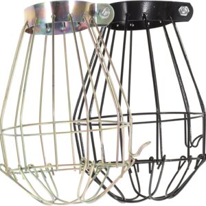 Yardwe Box Craft Lamp Grille Pet Cage Lampshade Reptile Lampshade Iron Art Lamp Shade Lampshade Accessory Reptile Heating Lamp Shade Heat Lamp Shade Lamp Mesh Cover Lampshade Shell